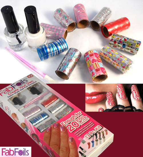 Fabfoils- As seen on TV Salon Style Nail Foil Design